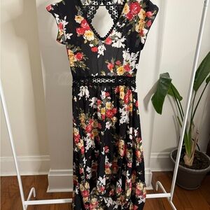 Floral High Low Dress